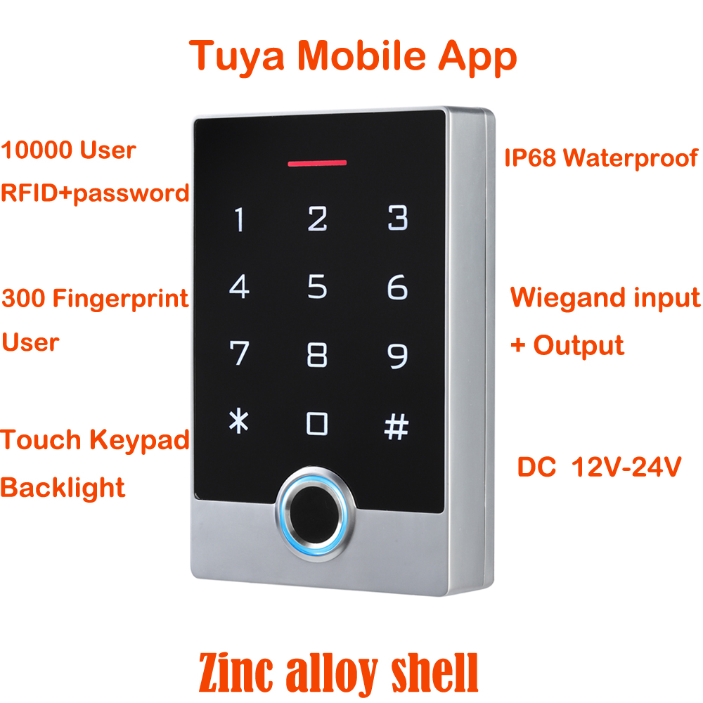 WiFi Tuya App Door Opener Waterproof Fingerprint Access Control RFID Card Access Controller (code:3593) - Image 3