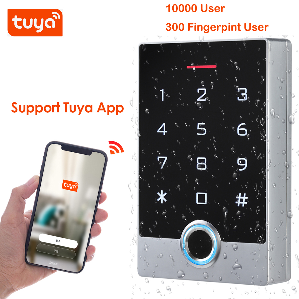 WiFi Tuya App Door Opener Waterproof Fingerprint Access Control RFID Card Access Controller (code:3593) - Image 2