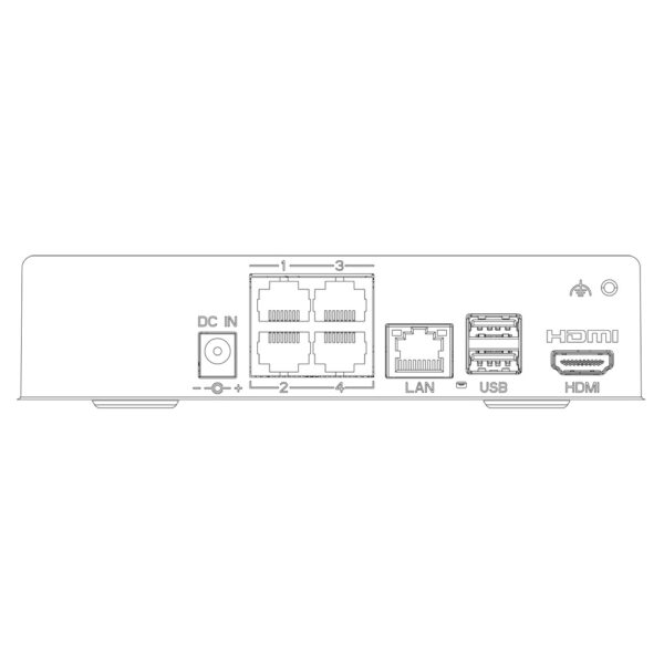 TVT NVR 8CH TD - 3008H1-8P-A1L (code:4093) - Image 2