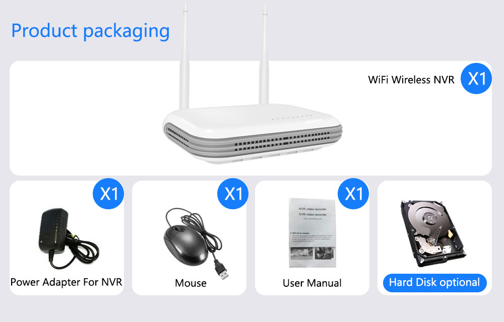 NVR 8 Channel Wifi Wireless Network Video Recorder ICSEE APP (code:2030) - Image 14