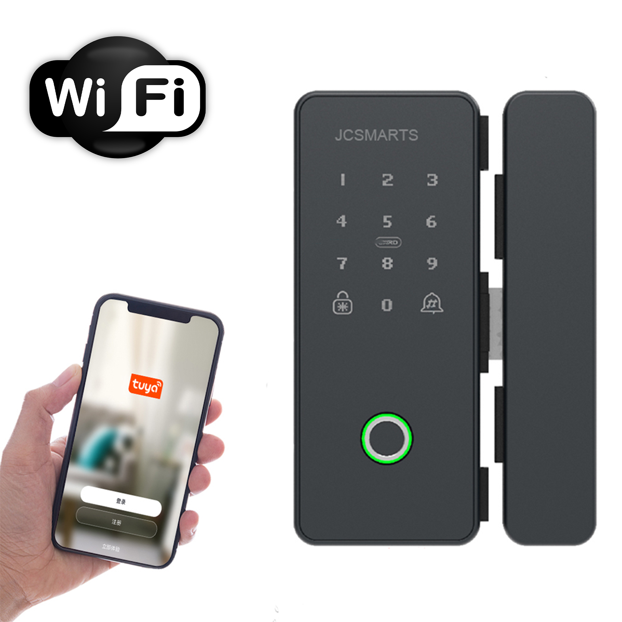 Tuya WiFi Access Control Fingerprint Access Control RFID Card Access Controller (code:3595)